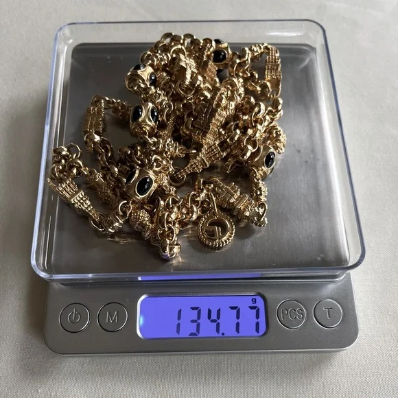 St. John Signed Couture Opera Length Chain - Picture 13 of 16